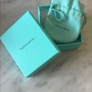 Tiffany & Co. Turquoise Box and Pouch Set